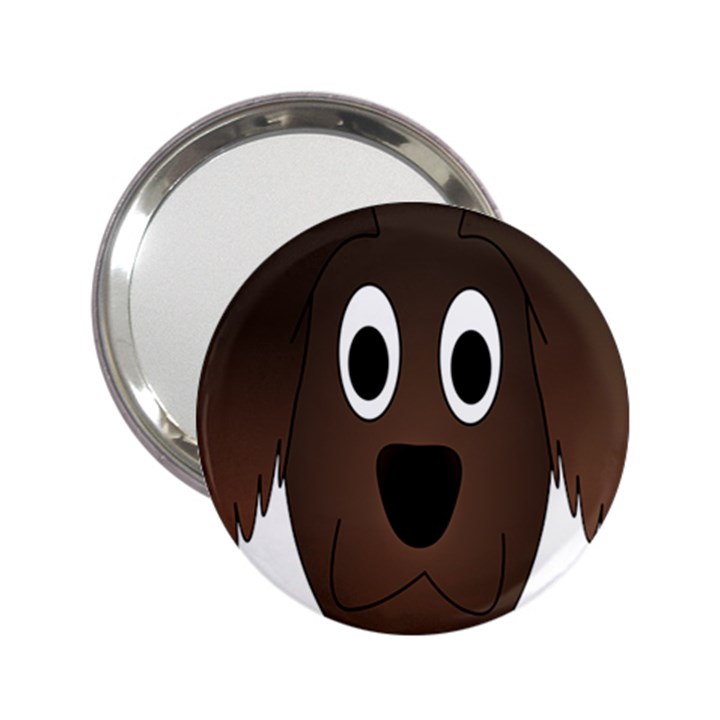 Dog Pup Animal Canine Brown Pet 2.25  Handbag Mirrors