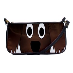 Dog Pup Animal Canine Brown Pet Shoulder Clutch Bag by Sudhe