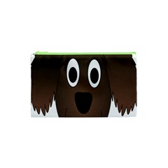 Dog Pup Animal Canine Brown Pet Cosmetic Bag (xs) by Sudhe