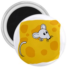 Rat Mouse Cheese Animal Mammal 3  Magnets