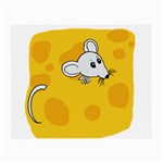 Rat Mouse Cheese Animal Mammal Small Glasses Cloth Front