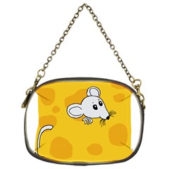 Rat Mouse Cheese Animal Mammal Chain Purse (one Side) by Sudhe