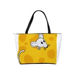 Rat Mouse Cheese Animal Mammal Classic Shoulder Handbag Back