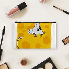 Rat Mouse Cheese Animal Mammal Cosmetic Bag (small) by Sudhe