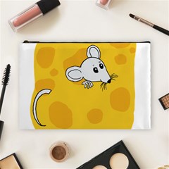 Rat Mouse Cheese Animal Mammal Cosmetic Bag (large) by Sudhe