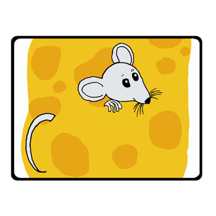 Rat Mouse Cheese Animal Mammal Fleece Blanket (Small)