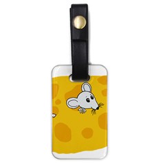 Rat Mouse Cheese Animal Mammal Luggage Tags (one Side)  by Sudhe