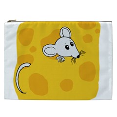 Rat Mouse Cheese Animal Mammal Cosmetic Bag (xxl) by Sudhe