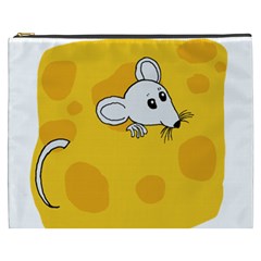 Rat Mouse Cheese Animal Mammal Cosmetic Bag (xxxl) by Sudhe