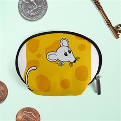 Rat Mouse Cheese Animal Mammal Accessory Pouch (small) by Sudhe