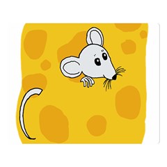 Rat Mouse Cheese Animal Mammal Double Sided Flano Blanket (large)  by Sudhe