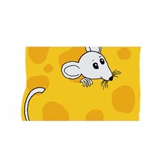 Rat Mouse Cheese Animal Mammal Satin Wrap by Sudhe