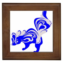 Skunk Animal Still From Framed Tiles by Sudhe