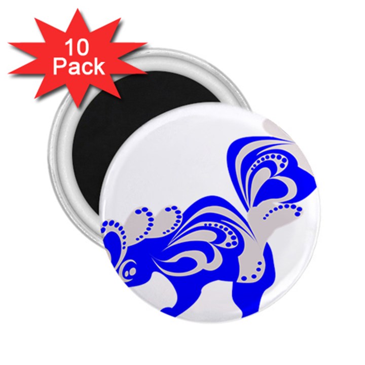 Skunk Animal Still From 2.25  Magnets (10 pack) 