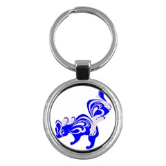 Skunk Animal Still From Key Chains (round)  by Sudhe