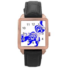 Skunk Animal Still From Rose Gold Leather Watch  by Sudhe