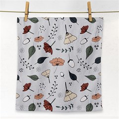 Grey Toned Pattern Face Towel by Sudhe