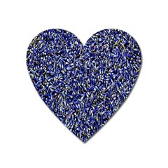 Lavender Heart Magnet by ArtworkByPatrick