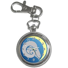 Ram Zodiac Sign Zodiac Moon Star Key Chain Watches by Sudhe