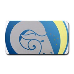 Ram Zodiac Sign Zodiac Moon Star Medium Bar Mats by Sudhe