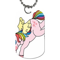 Unicorn Arociris Raimbow Magic Dog Tag (two Sides) by Sudhe