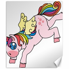 Unicorn Arociris Raimbow Magic Canvas 20  X 24  by Sudhe