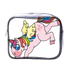 Unicorn Arociris Raimbow Magic Mini Toiletries Bag (one Side) by Sudhe