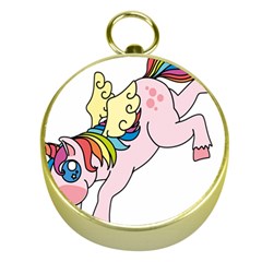 Unicorn Arociris Raimbow Magic Gold Compasses by Sudhe