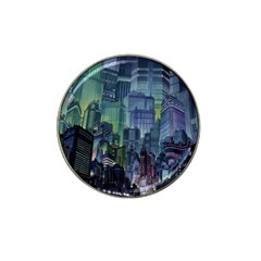 City Night Landmark Hat Clip Ball Marker (10 Pack) by Sudhe