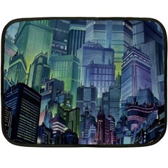 City Night Landmark Fleece Blanket (mini) by Sudhe