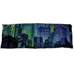 City Night Landmark Body Pillow Case (dakimakura) by Sudhe