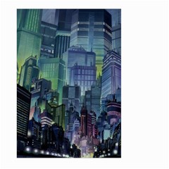 City Night Landmark Large Garden Flag (two Sides) by Sudhe