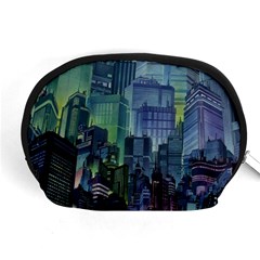 City Night Landmark Accessory Pouch (medium) by Sudhe