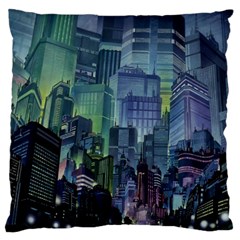 City Night Landmark Standard Flano Cushion Case (two Sides) by Sudhe