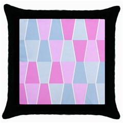 Geometric Pattern Design Pastels Throw Pillow Case (black)