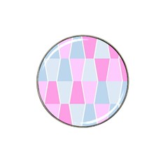 Geometric Pattern Design Pastels Hat Clip Ball Marker (4 Pack)