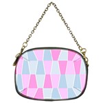 Geometric Pattern Design Pastels Chain Purse (Two Sides) Front