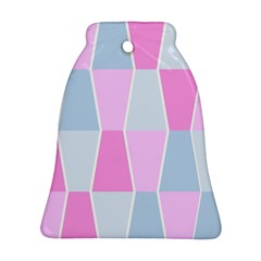 Geometric Pattern Design Pastels Ornament (bell)