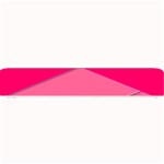 Geometric Shapes Magenta Pink Rose Small Bar Mats 24 x4  Bar Mat