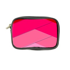 Geometric Shapes Magenta Pink Rose Coin Purse