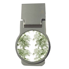 Trees Tile Horizonal Money Clips (round) 