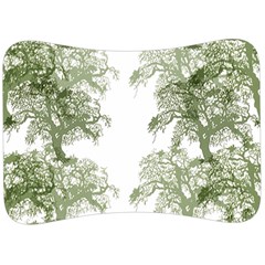 Trees Tile Horizonal Velour Seat Head Rest Cushion by Sudhe