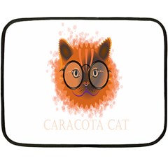 Cat Smart Design Pet Cute Animal Fleece Blanket (mini) by Sudhe