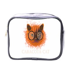 Cat Smart Design Pet Cute Animal Mini Toiletries Bag (one Side) by Sudhe