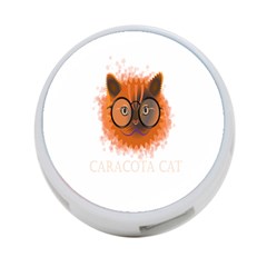 Cat Smart Design Pet Cute Animal 4-port Usb Hub (one Side) by Sudhe