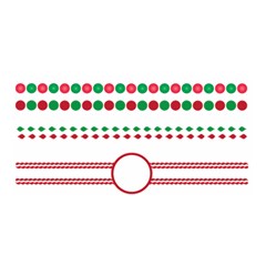 Christmas Borders Frames Holiday Satin Wrap