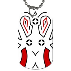 Traditional Art Torajan Pattern Dog Tag (two Sides) by Sudhe