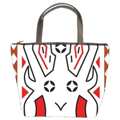 Traditional Art Torajan Pattern Bucket Bag by Sudhe