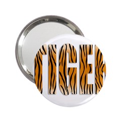 Tiger Bstract Animal Art Pattern Skin 2 25  Handbag Mirrors by Sudhe