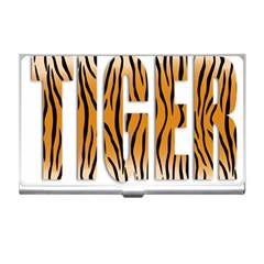 Tiger Bstract Animal Art Pattern Skin Business Card Holder by Sudhe